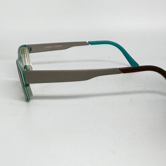 PRODESIGN DENMARK 1393 c.5031 Brown Teal EYEGLASSES FRAME 50-16-140 20518 - Picture 2 of 7